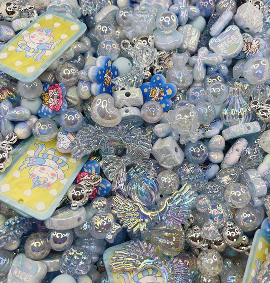 1000 ML Mixed Colorful Beads different shapes